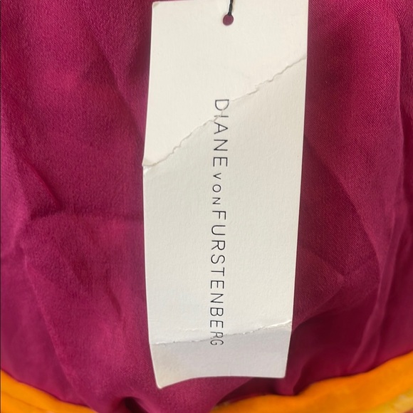 Diane Von Furstenberg Pink and Orange Floral Dress - Picture 2 of 8